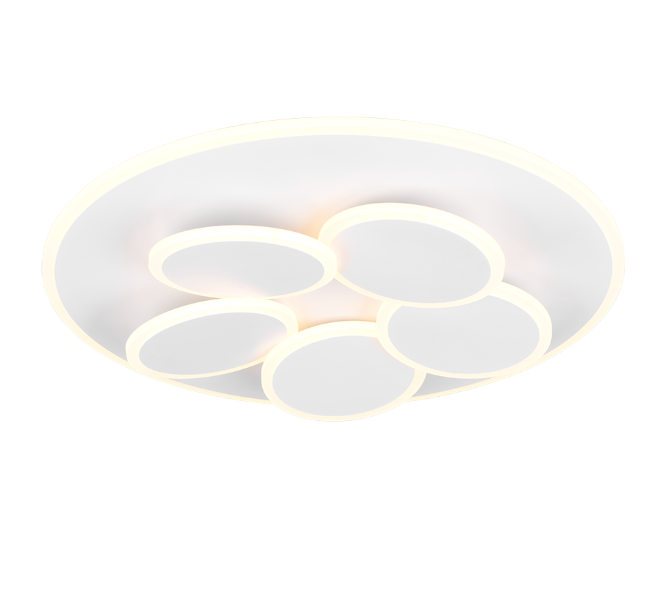 Mandala Ceiling Light- Black/ Grey/ White Finishes 5 Years LED Warranty