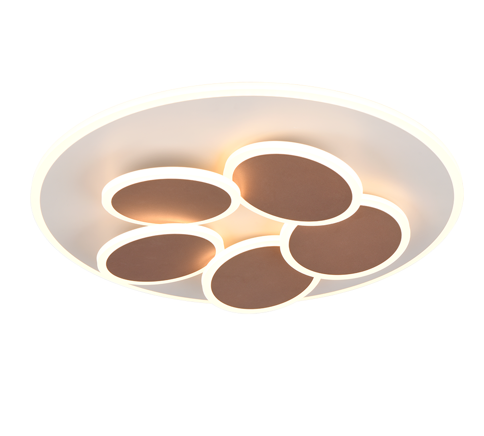 Mandala Ceiling Light- Black/ Grey/ White Finishes 5 Years LED Warranty