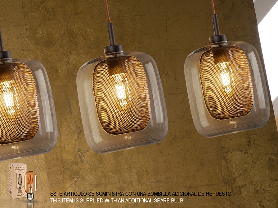 Fox Chocolate 4Lt Ceiling Light