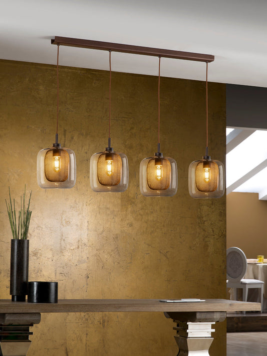 Fox Chocolate Kitchen Light  Dimmable - Chrome Finish
