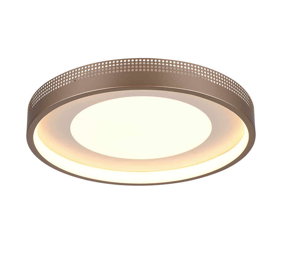 Solea LED Flush Light- Coffee/ Black Finish