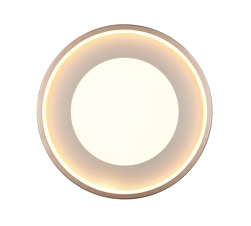 Solea LED Flush Light- Coffee/ Black Finish