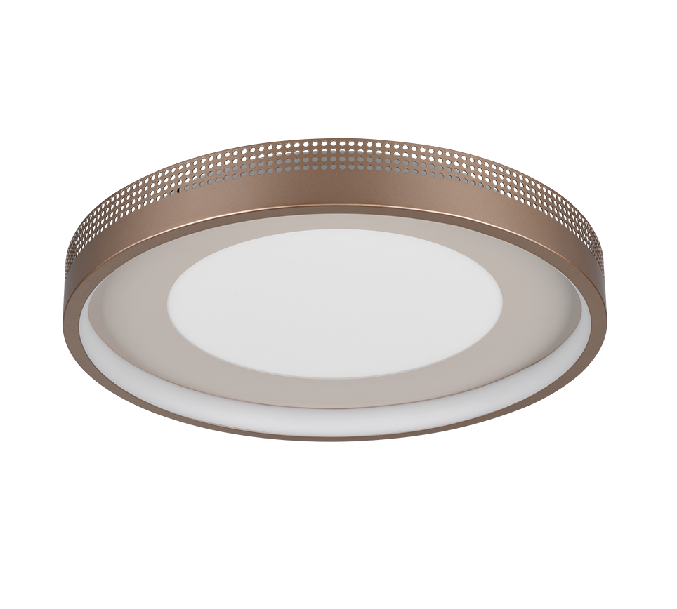 Solea LED Flush Light- Coffee/ Black Finish