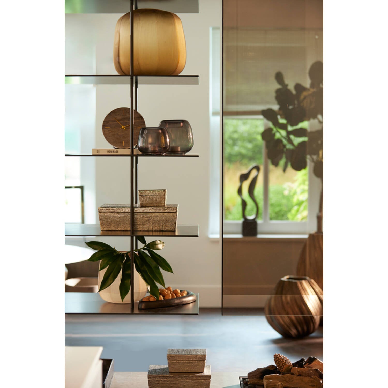 FAFE Dish Wood Dark Brown