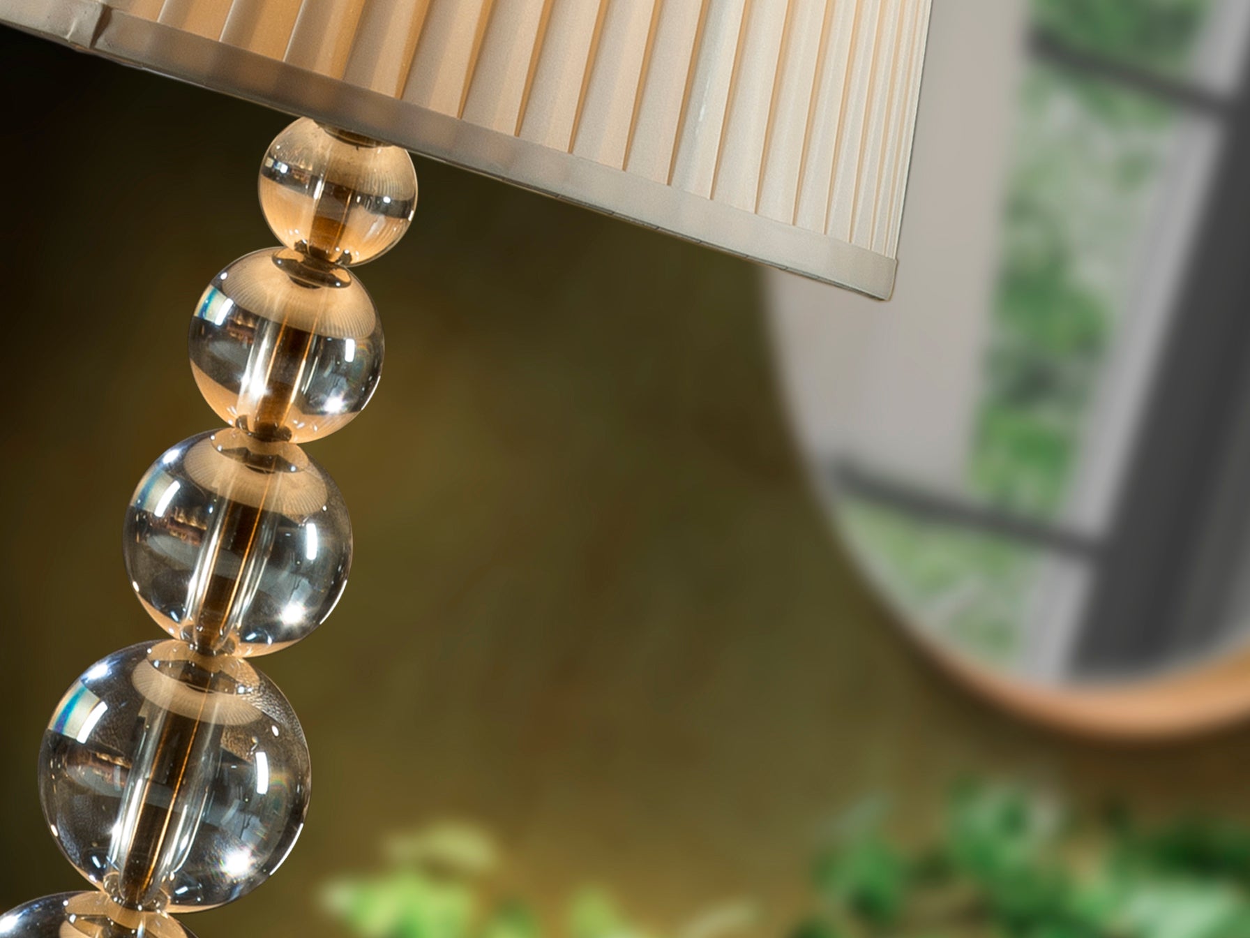 Mercury Small/Large  Table Lamp- Champagne Finish