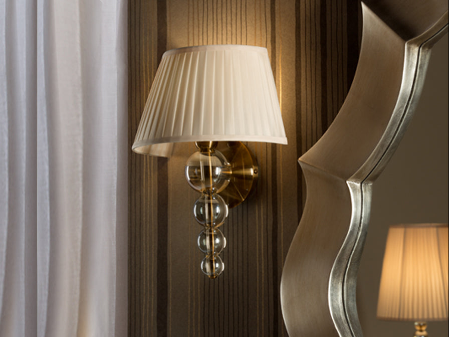 Mercury Champagne Wall Light