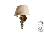 Mercury Champagne Wall Light