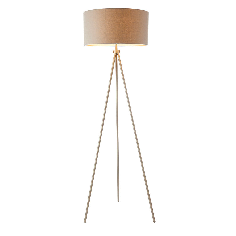 Betelgeuse Floor Lamp - Matt Nickel/Polished Chrome Finish E27