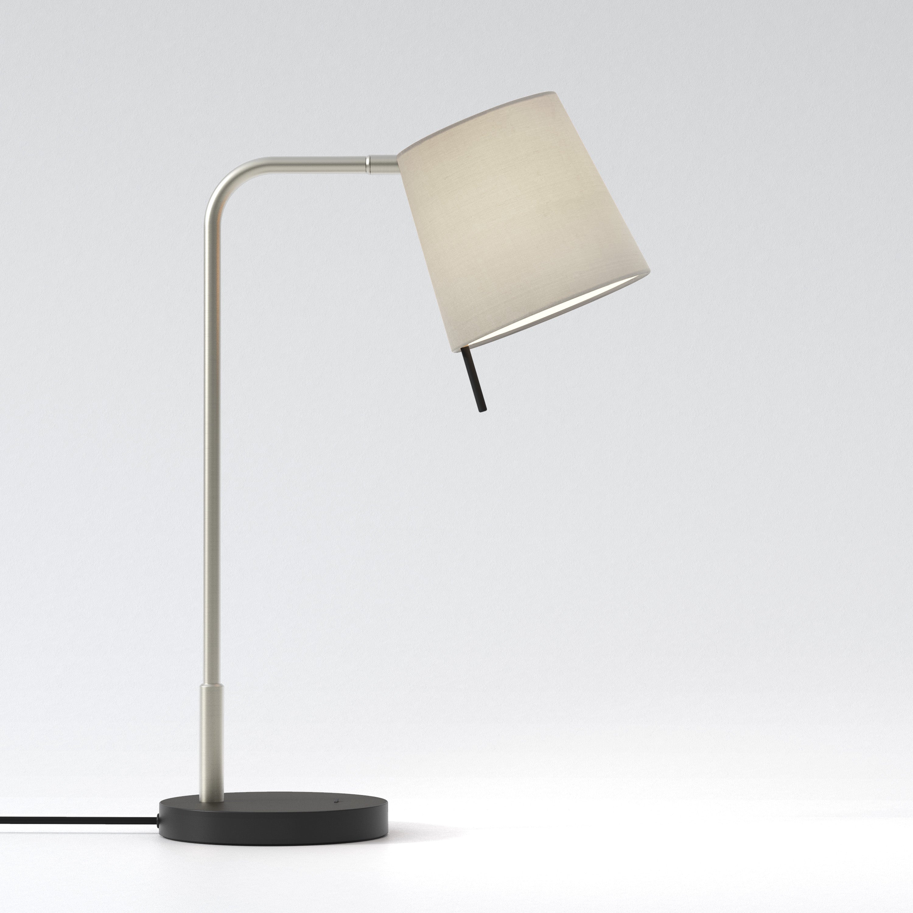 Mitsu Table Lamp- Matt Nickel/ Bronze