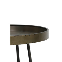 Farso Side table Ø45x49,5 cm tin look