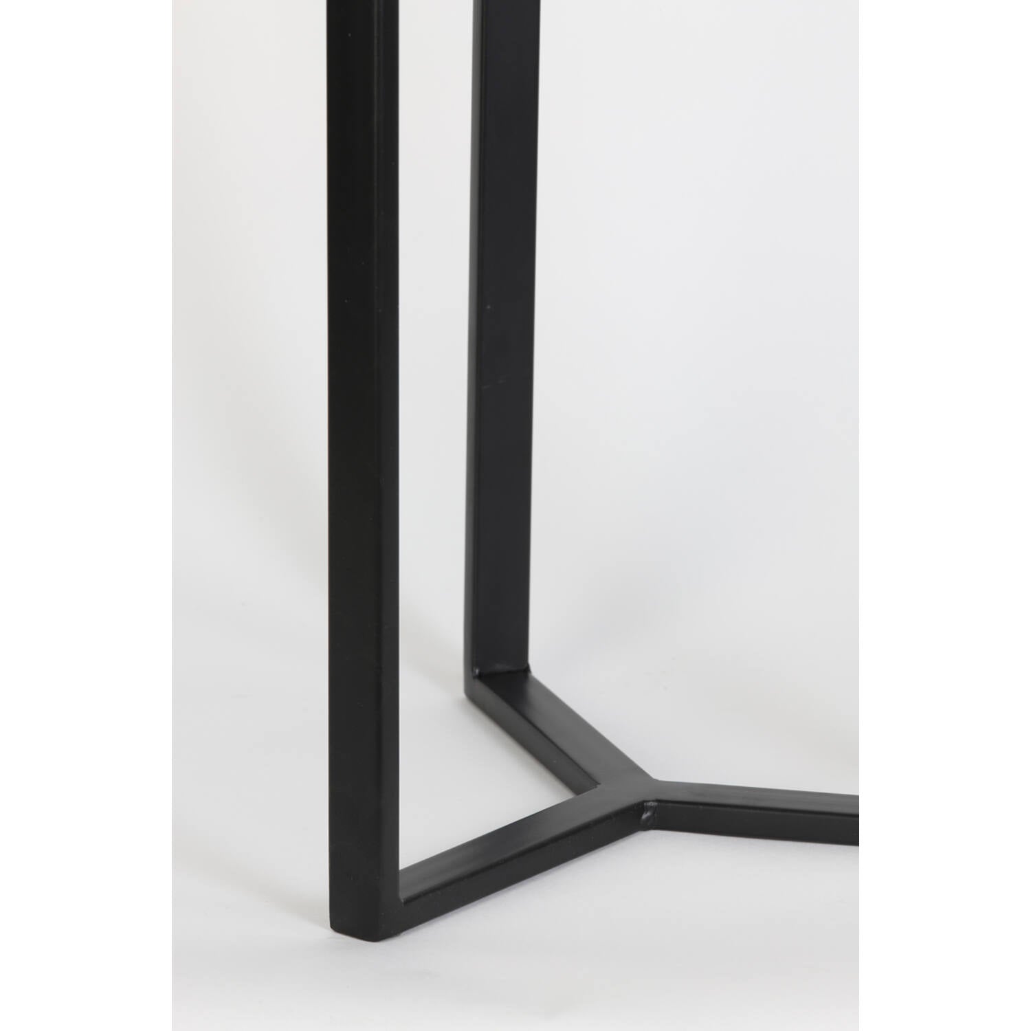 Retiro Medium Pillar Side Tables - Antique Copper Finish