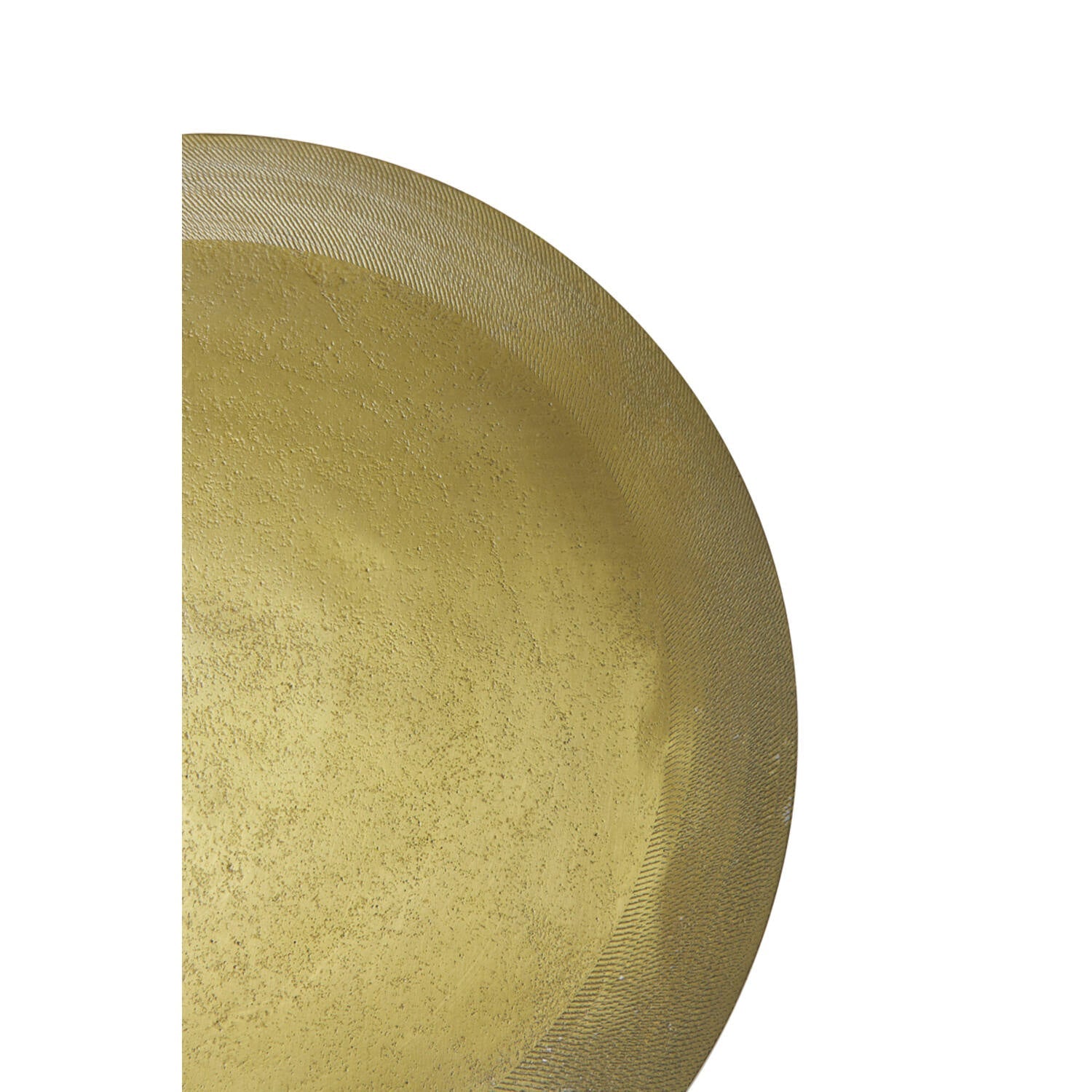 Retiro Medium Pillar Side Tables - Light Gold Finish