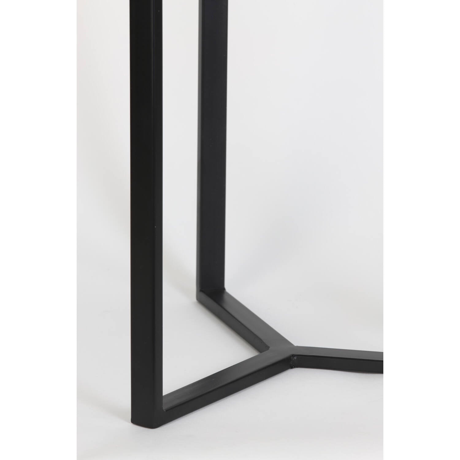 Retiro Large Pillar Side Tables - Antique Copper Finish
