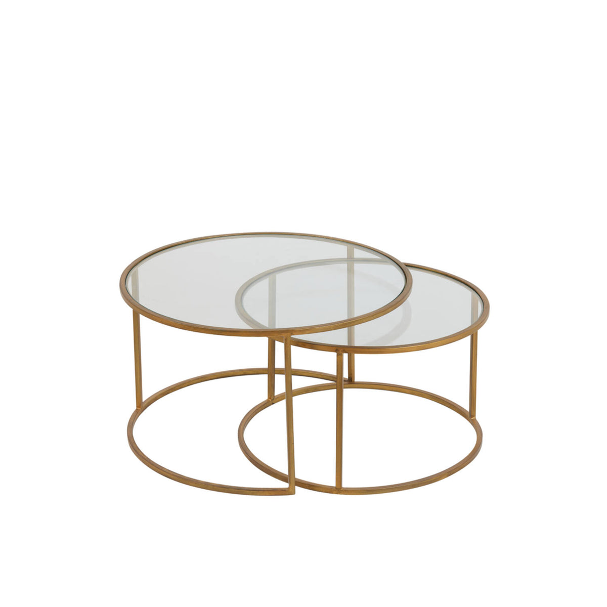 Duarte Coffee Table - Glass & Gold Finish BLACK FRIDAY