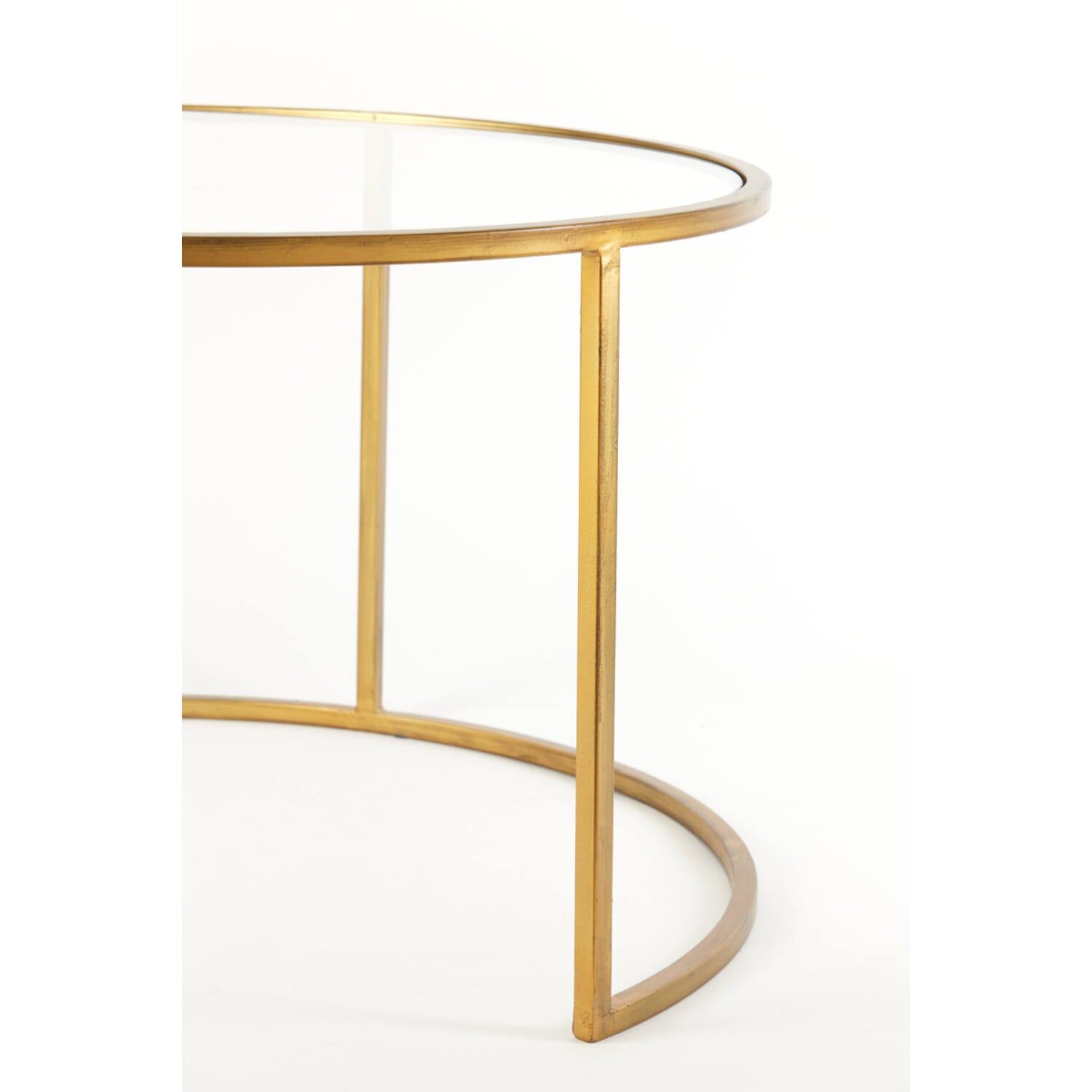 Duarte Coffee Table - Glass & Gold Finish BLACK FRIDAY