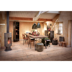 Cedro Brown Stool- 50x31x37 cm
