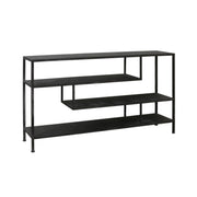 Ylaya Console 140x35x80,5 cm Antique Black/ Matt Black - Gold