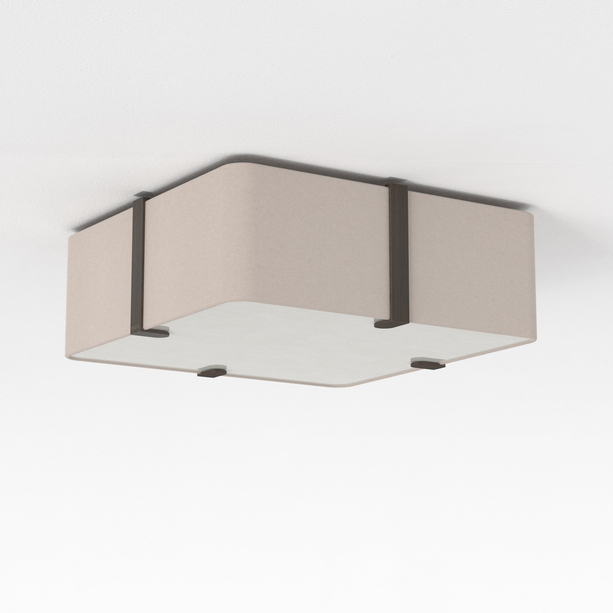 Elba Square 350/500 Shade- White/ Putty Finishes
