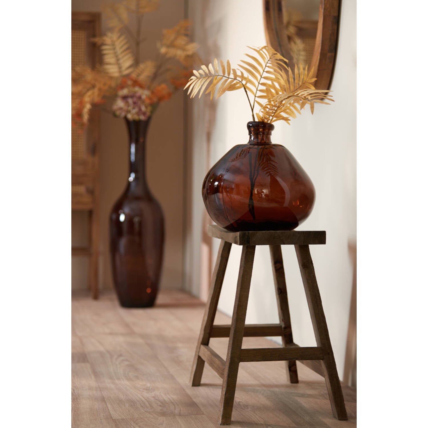 Sanza Stool Wood Natural
