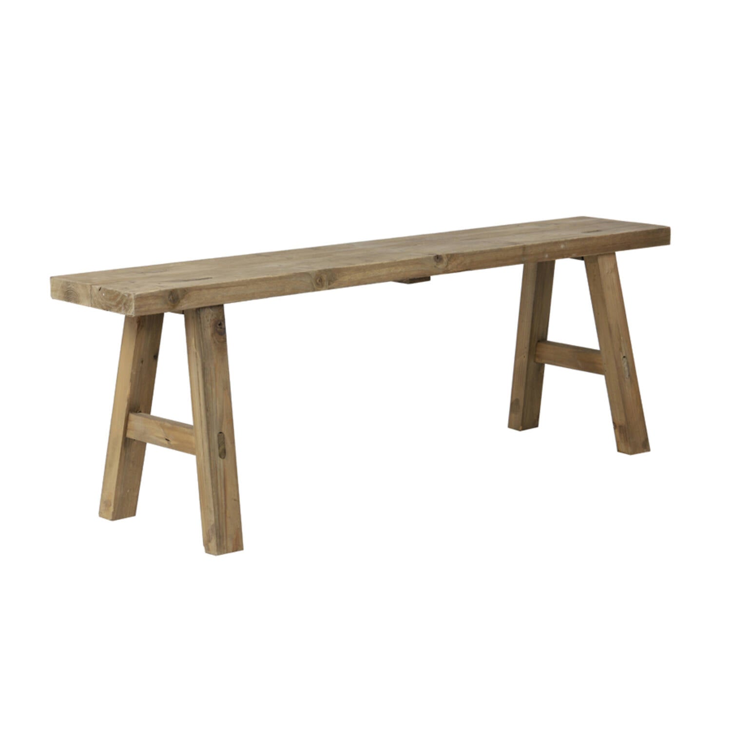 Safane Natural Fir Wood Bench
