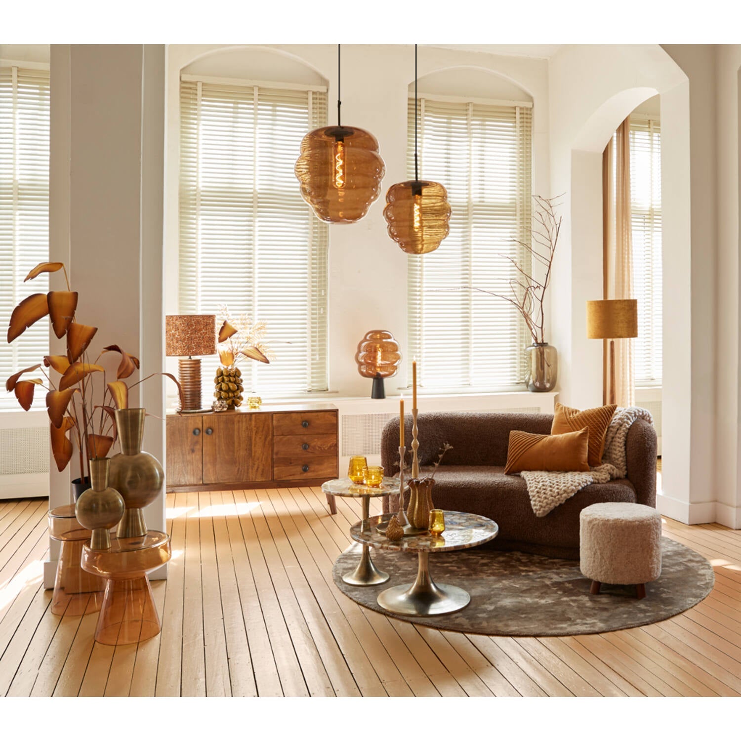 Espita XL Cabinet - Oil Brown Wood Finish