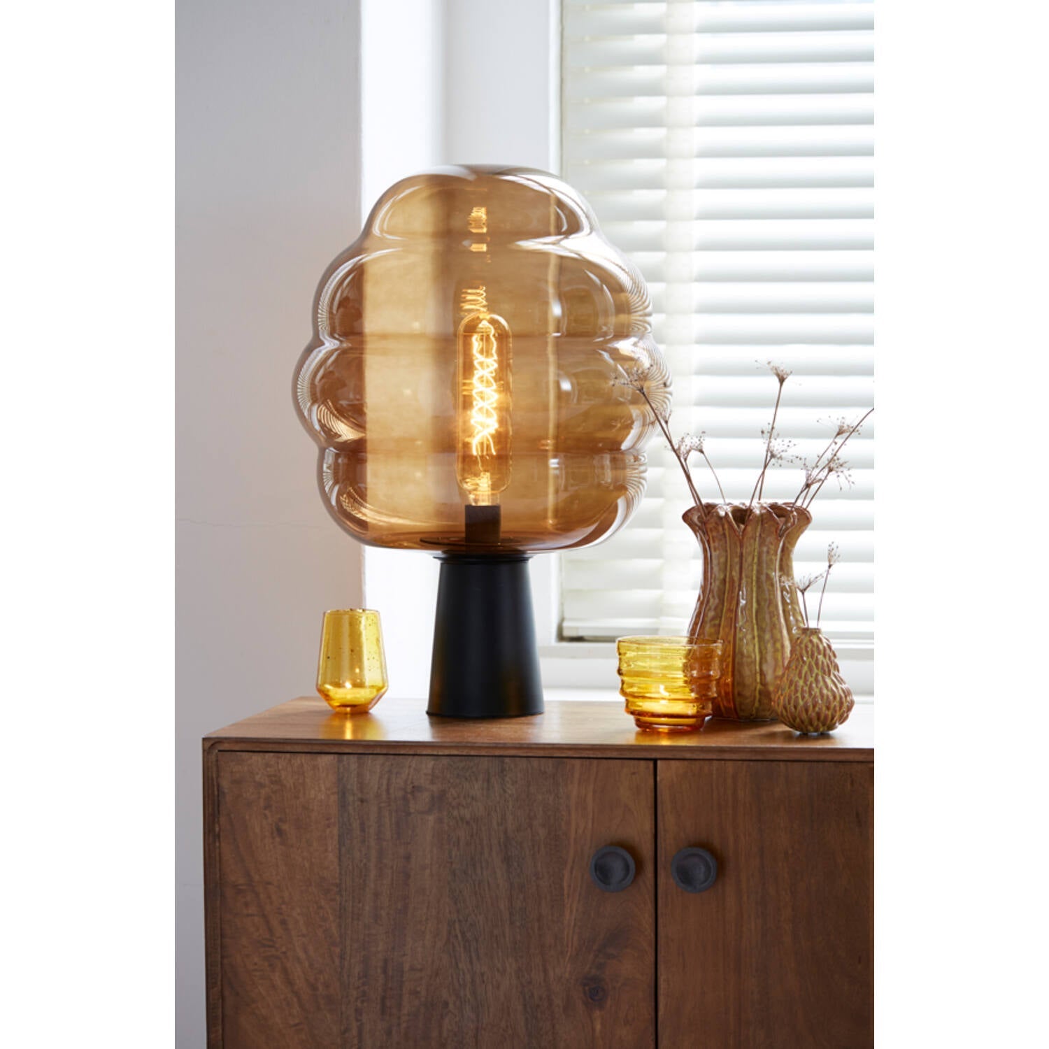 Espita XL Cabinet - Oil Brown Wood Finish