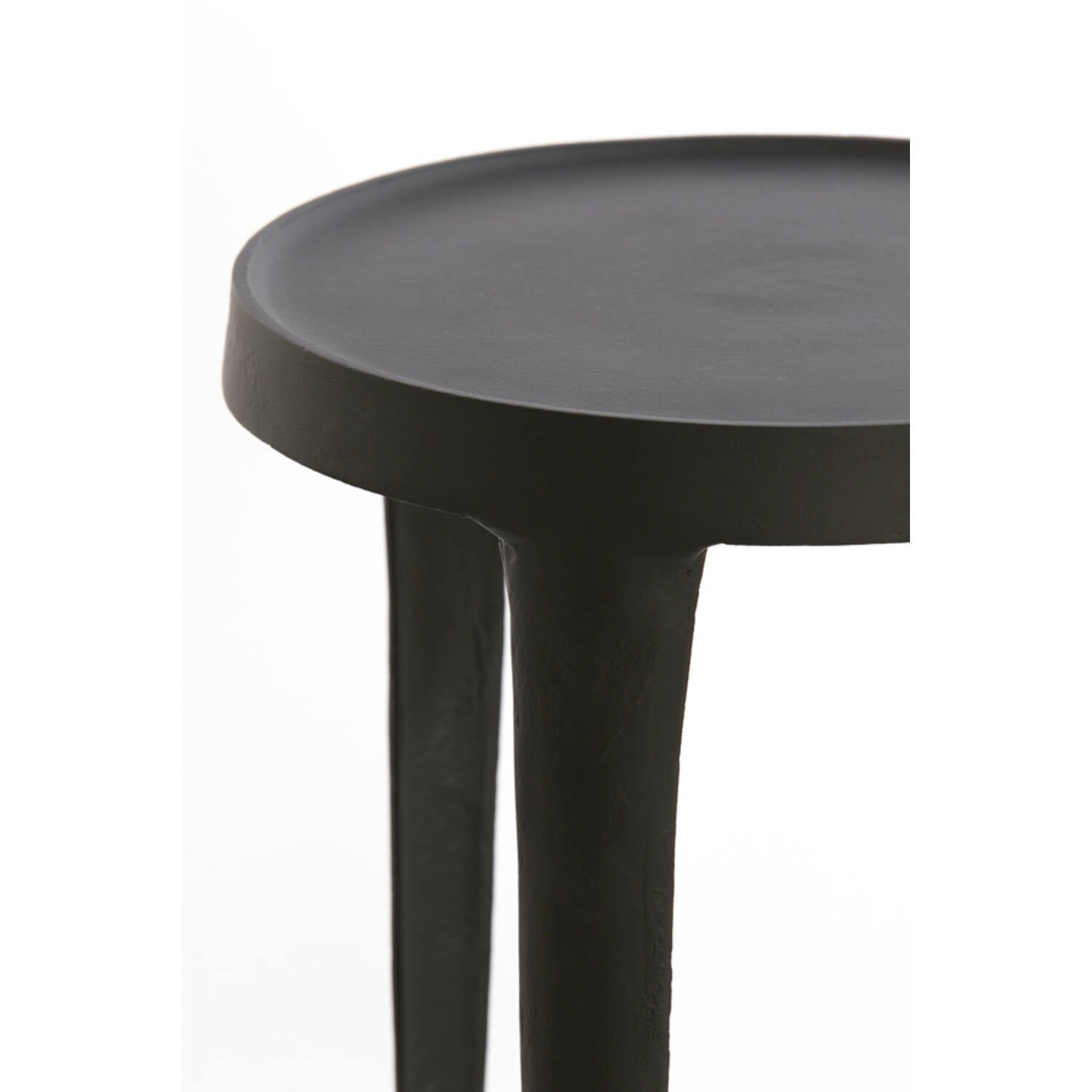 Tobias Pillar S/2 Ø30x80+Ø35x100 cm- Black
