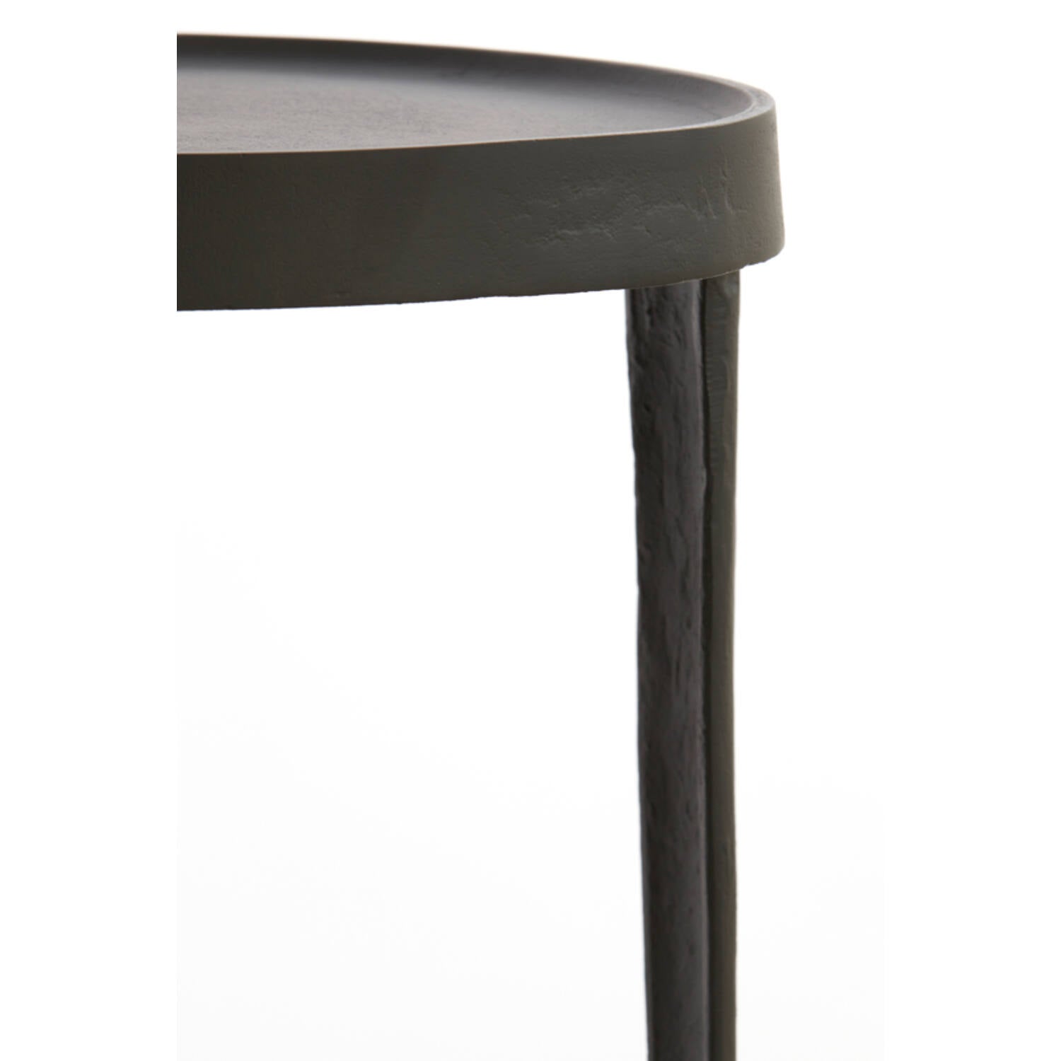 Tobias Pillar S/2 Ø30x80+Ø35x100 cm- Black