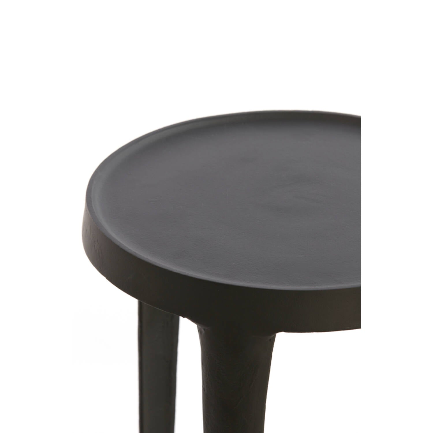 Tobias Pillar S/2 Ø30x80+Ø35x100 cm- Black