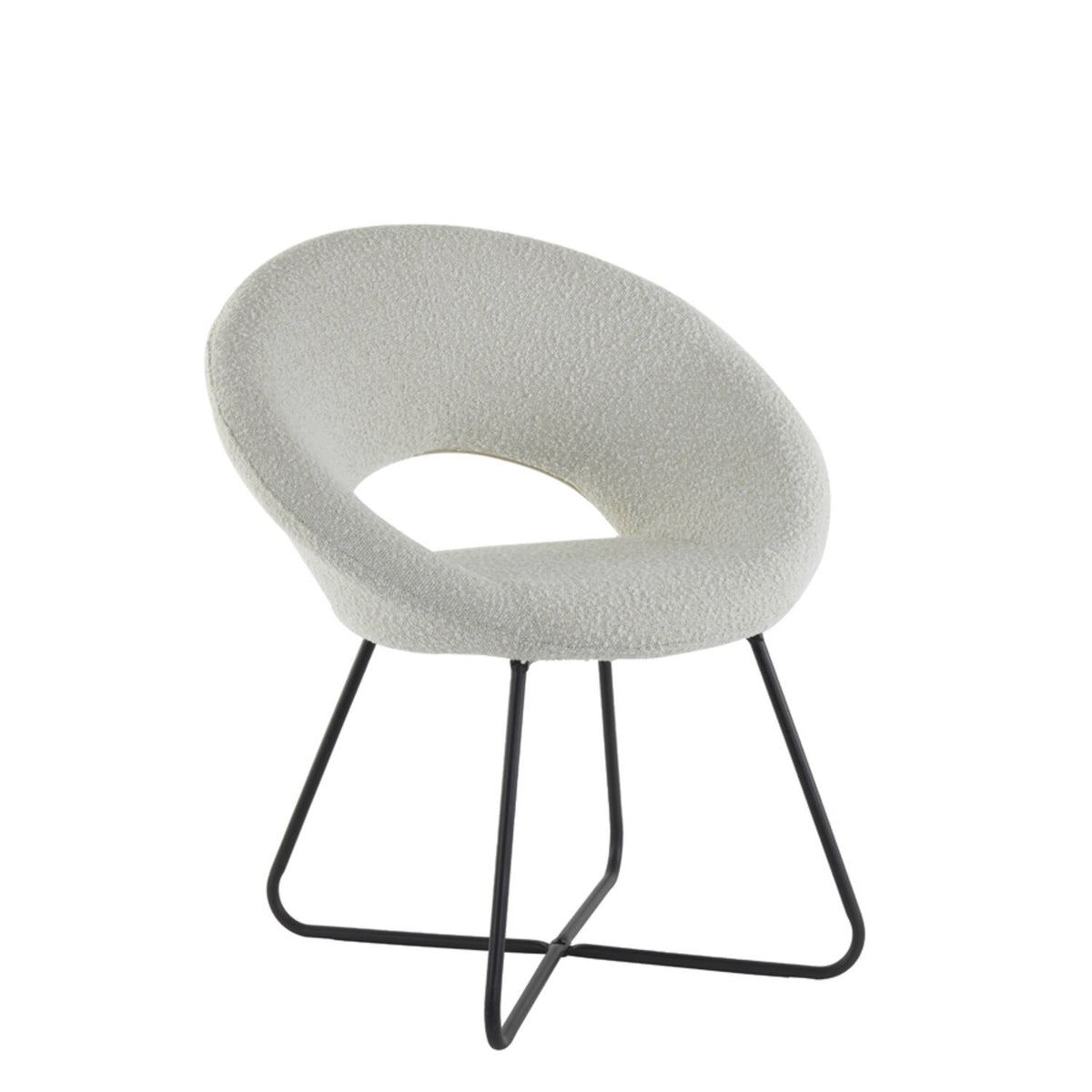 Antony Chair - Bouclé Cream Finish