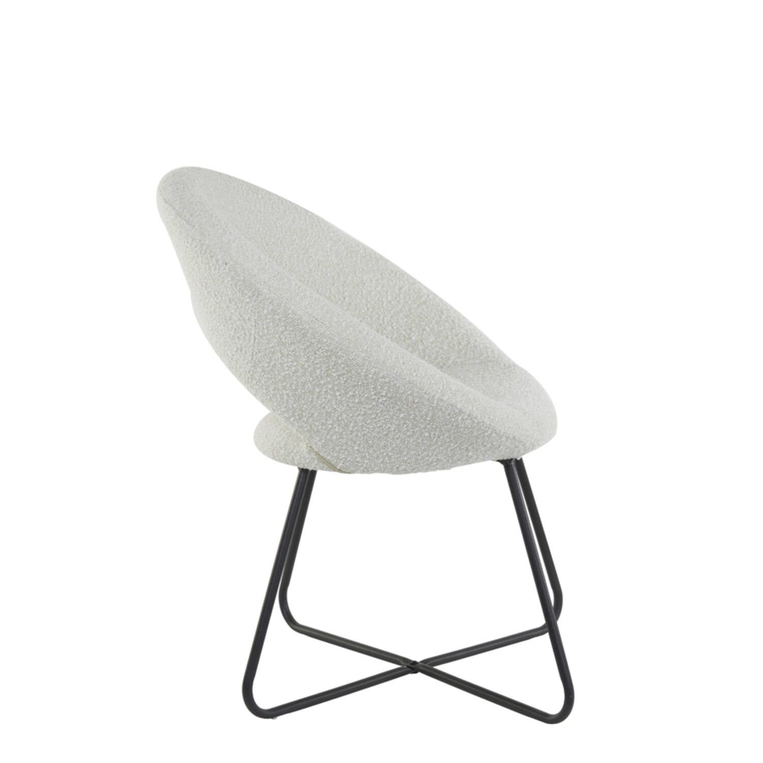 Antony Chair - Bouclé Cream Finish