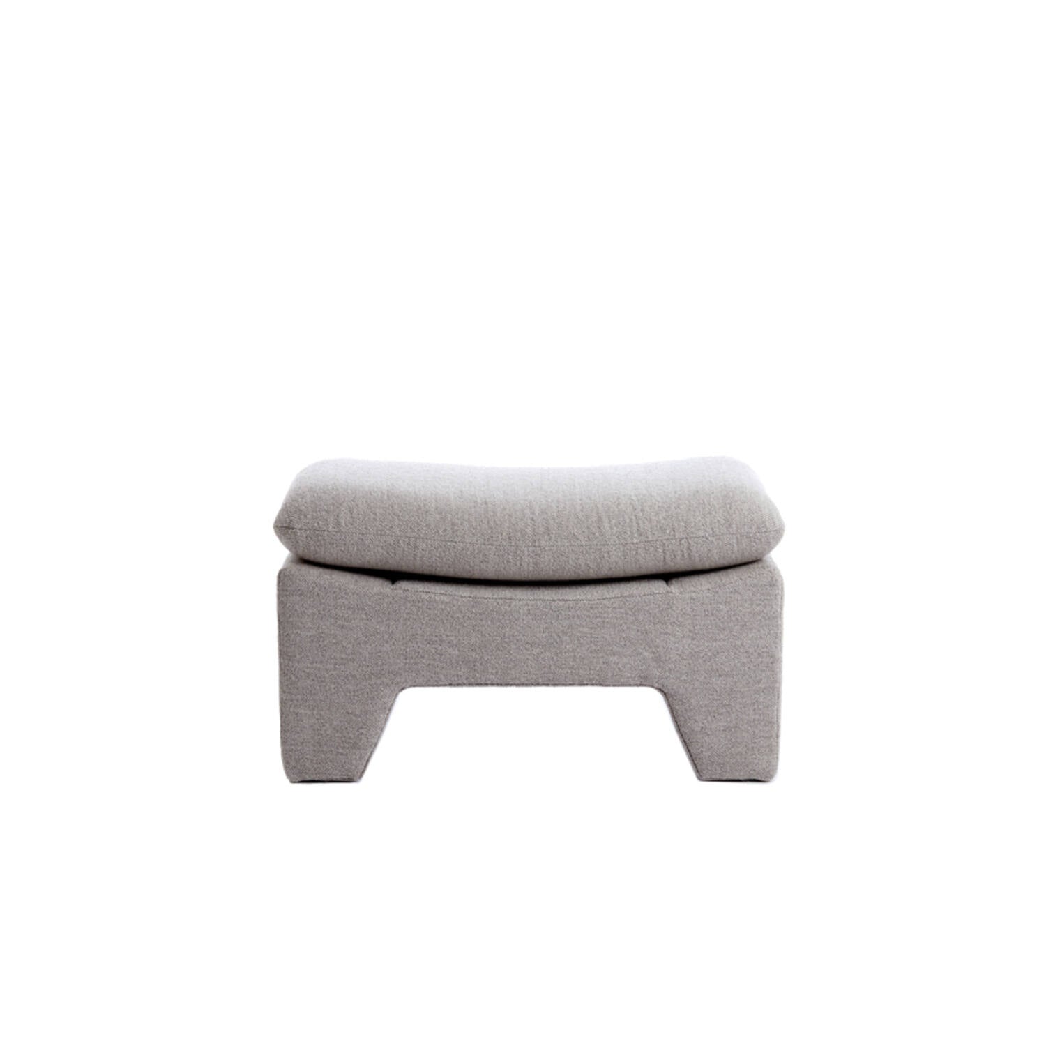 Pouf DASHA Light Grey (80x40x48,5 cm)