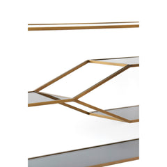 Aino Console Glass Smoked+ Antique Bronze