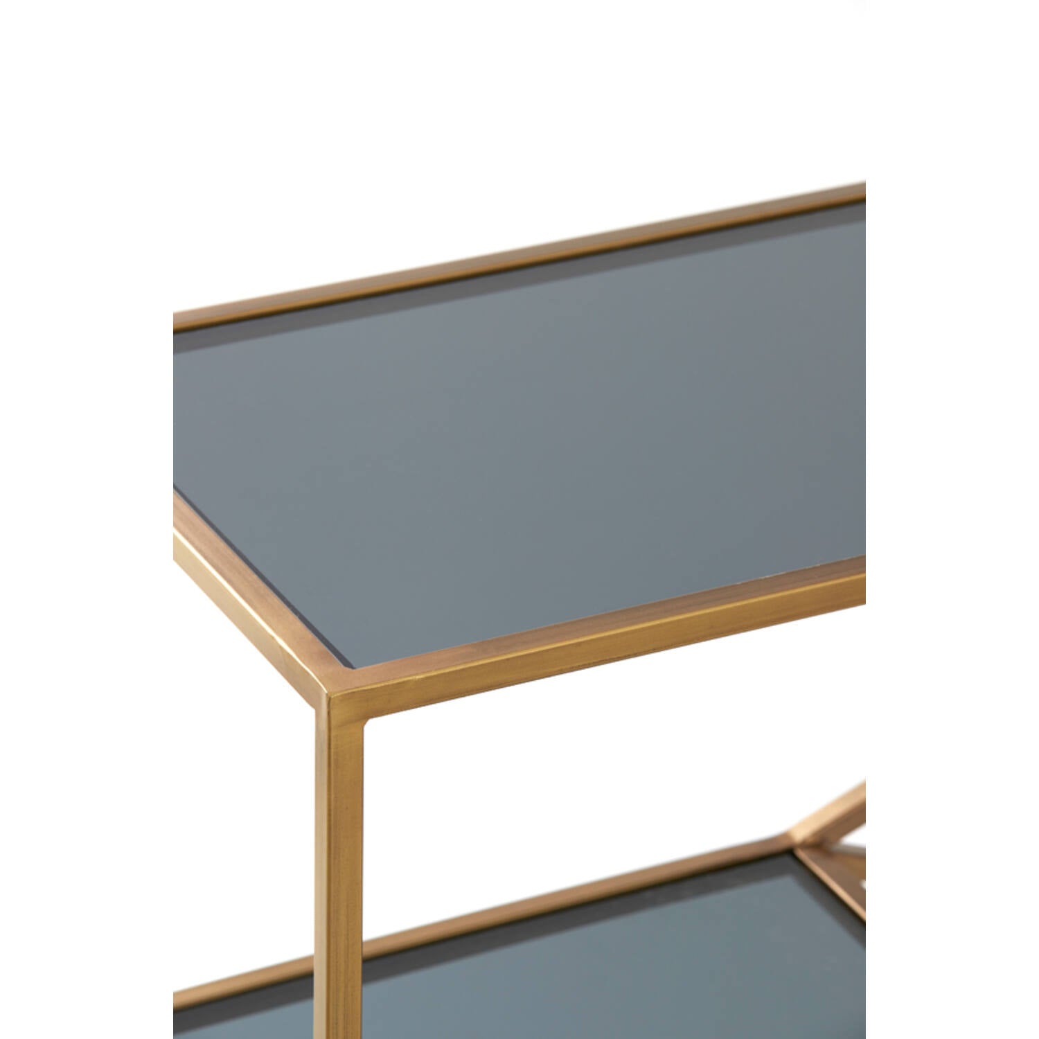 Aino Console Glass Smoked+ Antique Bronze