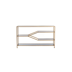 Aino Console Glass Smoked+ Antique Bronze