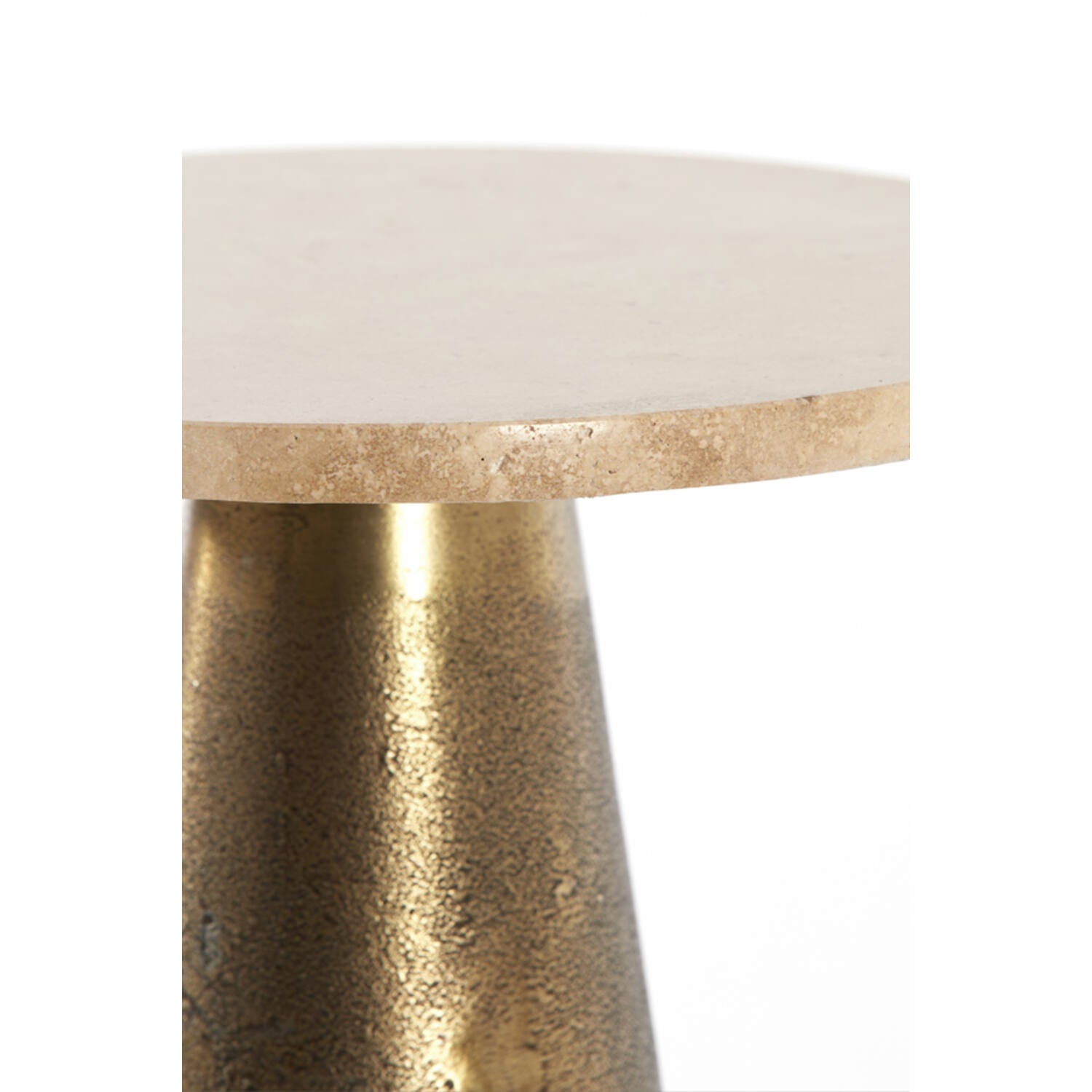 Side Table Ynez Travertine Medium/Large
