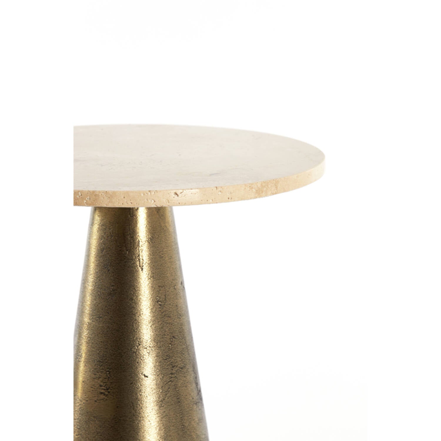 Side Table Ynez Travertine Medium/Large