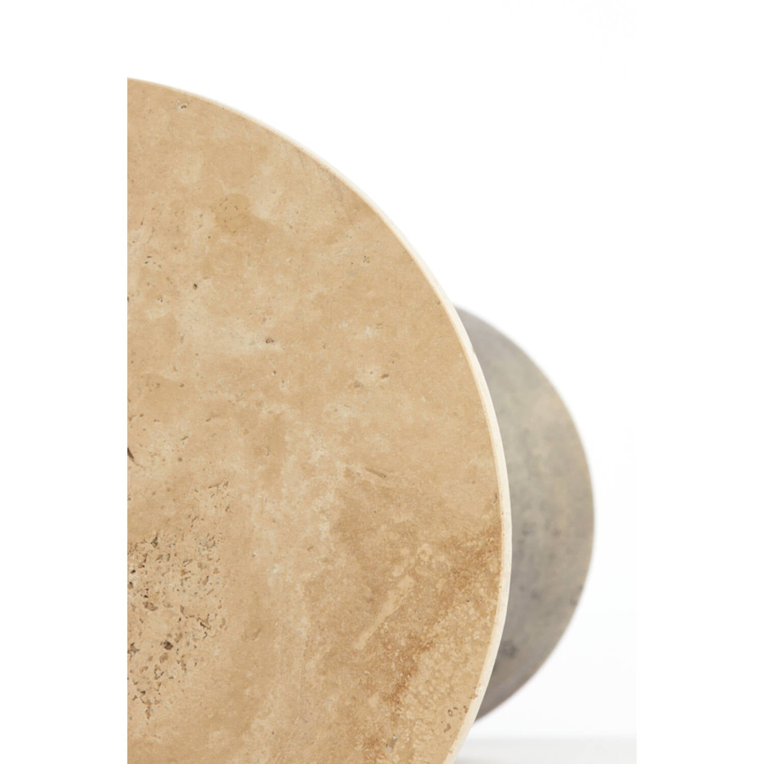 Side Table Ynez Travertine Medium/Large