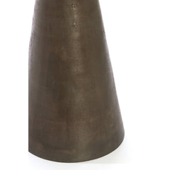 Ynez Side Table- Dark Brown Marble+Dark Brown