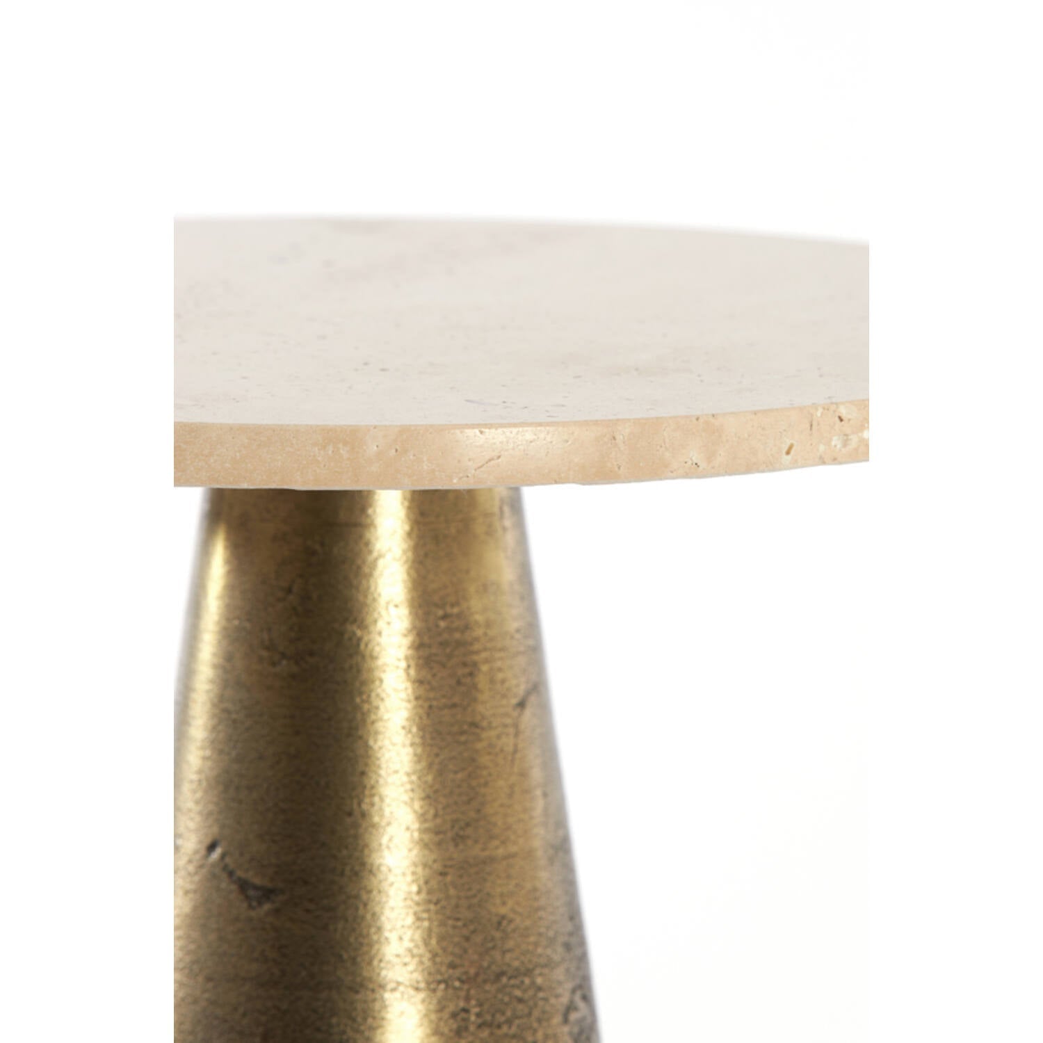 Side Table Ynez Travertine Medium/Large