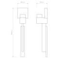 Tate Wall Light- Bronze with Various Shades