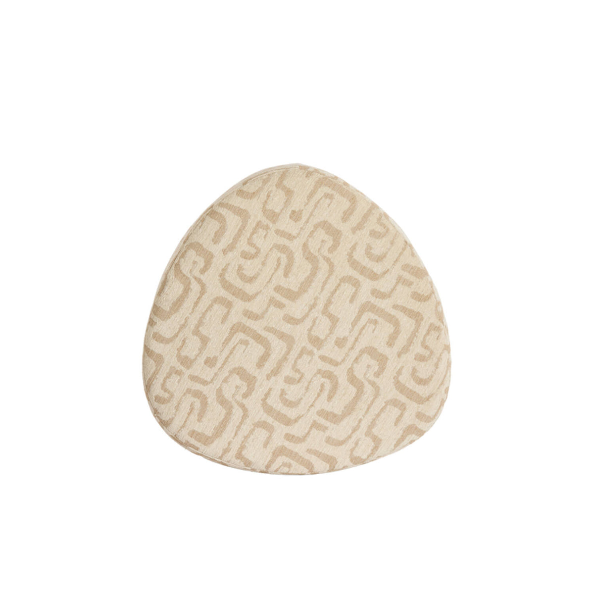 Liberia Pouf- Beige Sand Finish
