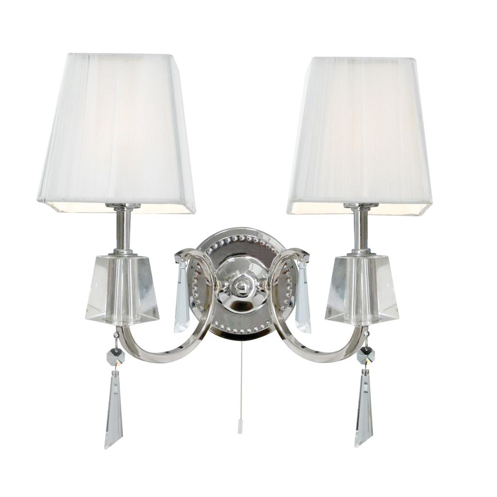 Portico 2Lt Wall Light - Chrome