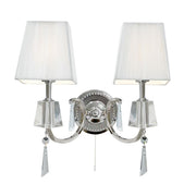 Portico 2Lt Wall Light - Chrome
