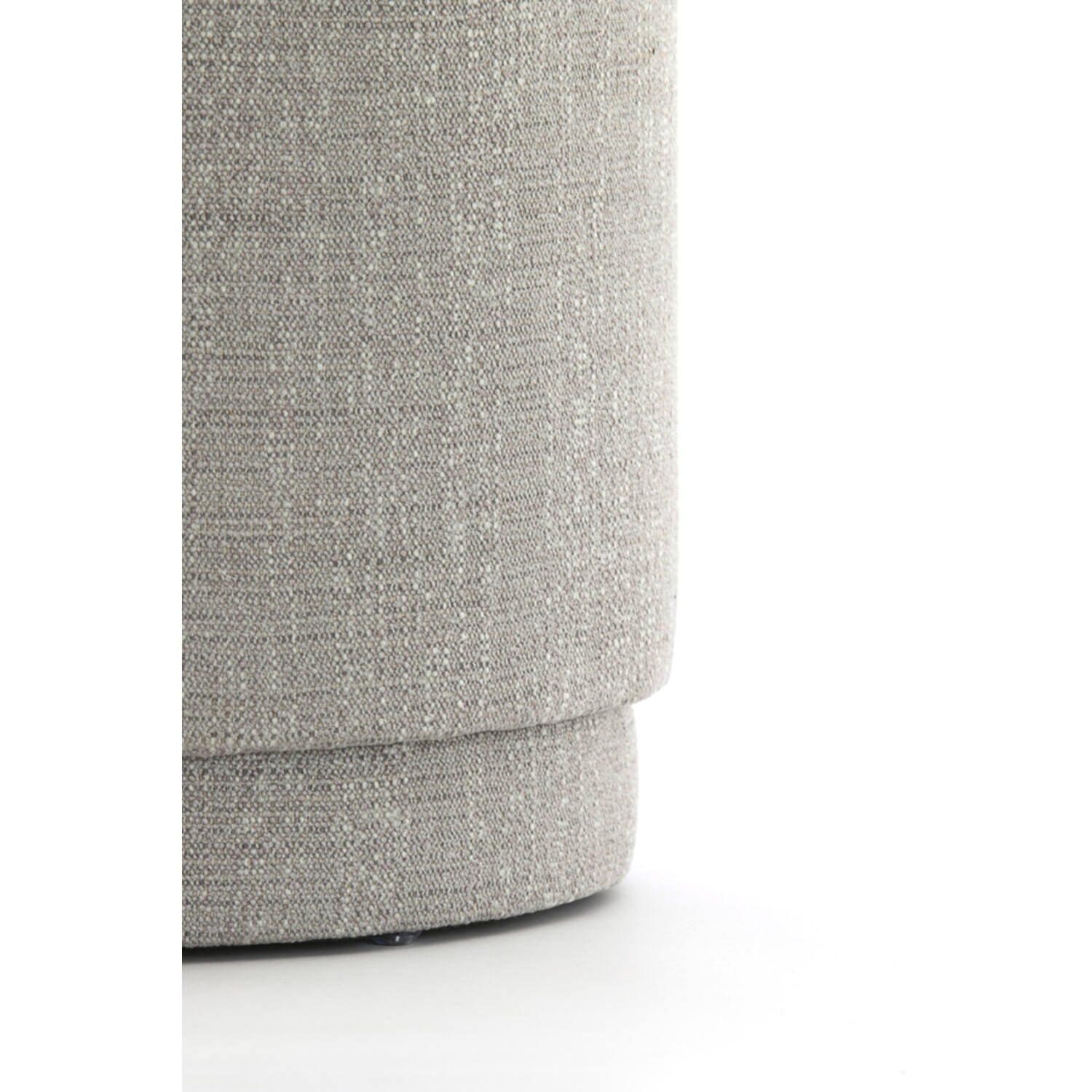 Rosin Pouf - Grey & Cream