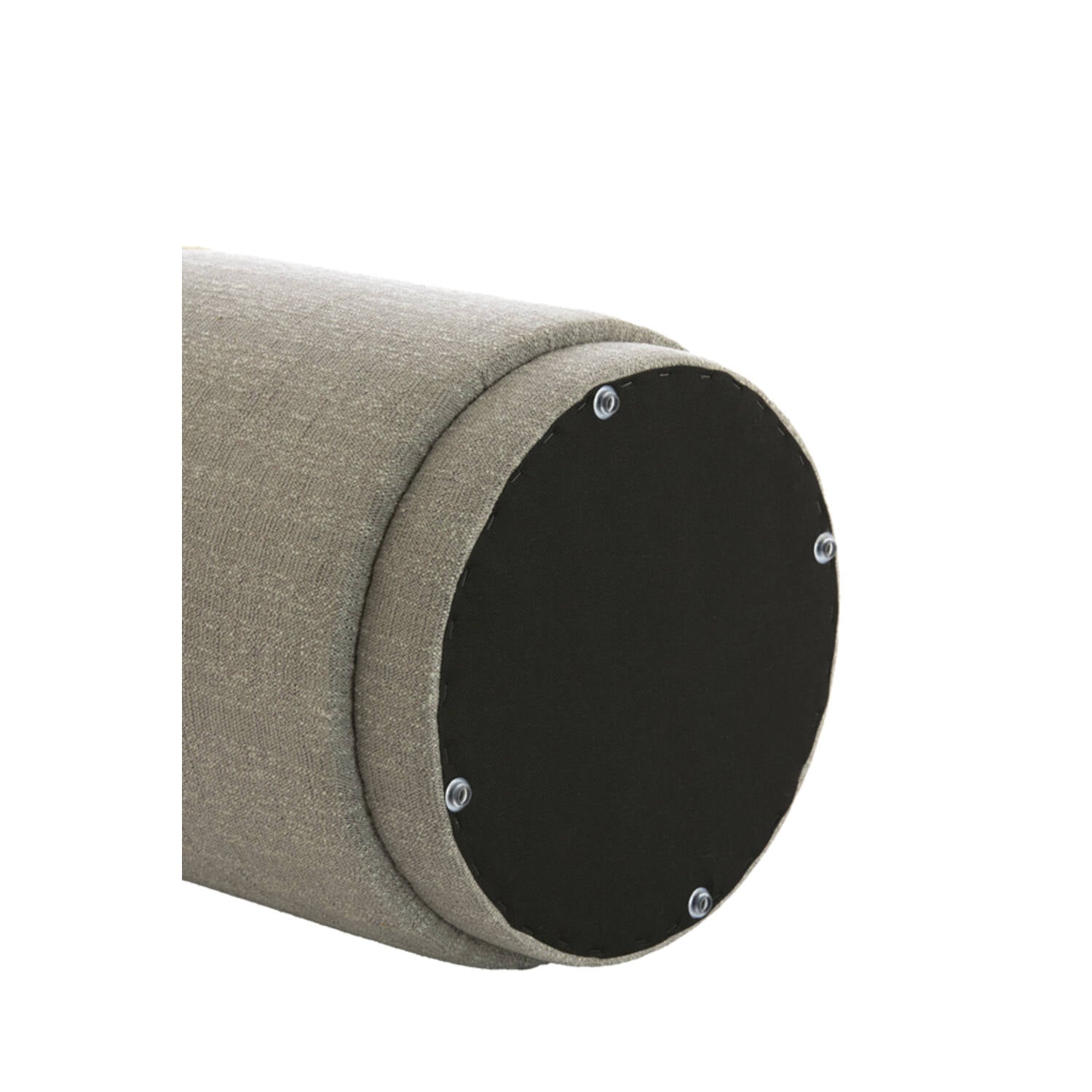 Rosin Pouf - Grey & Cream