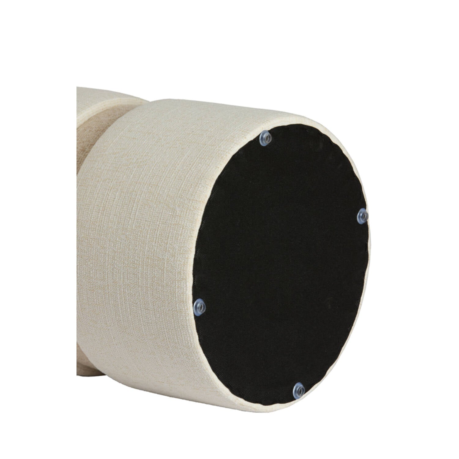 Novira Pouf - Beige & Cream