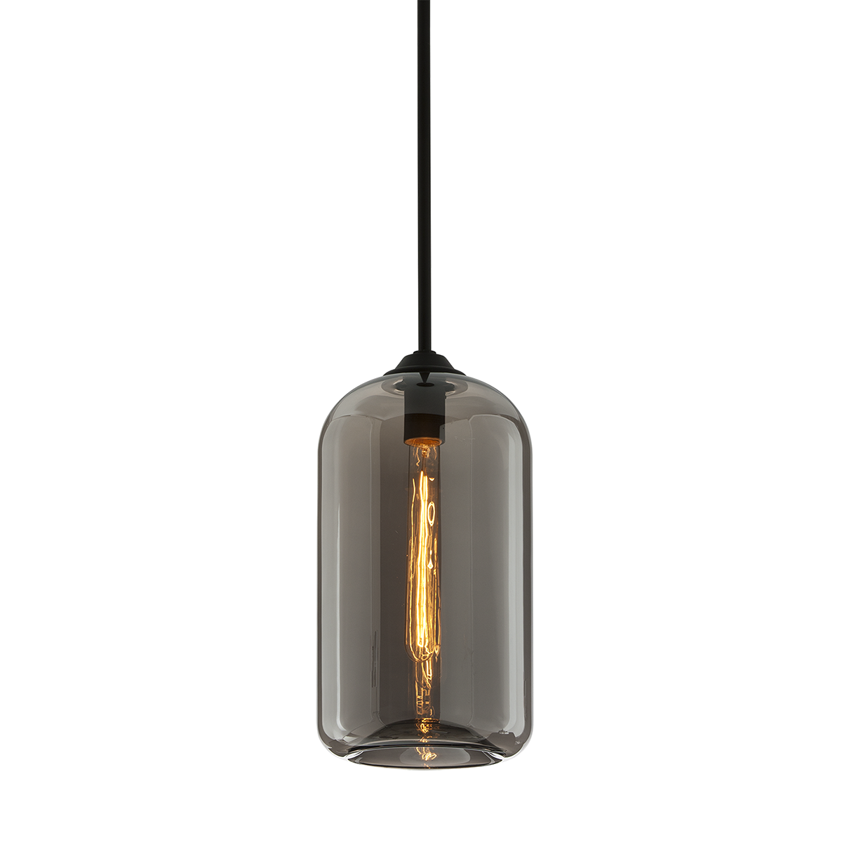 District 1Lt Pendant - Clear/Smoked