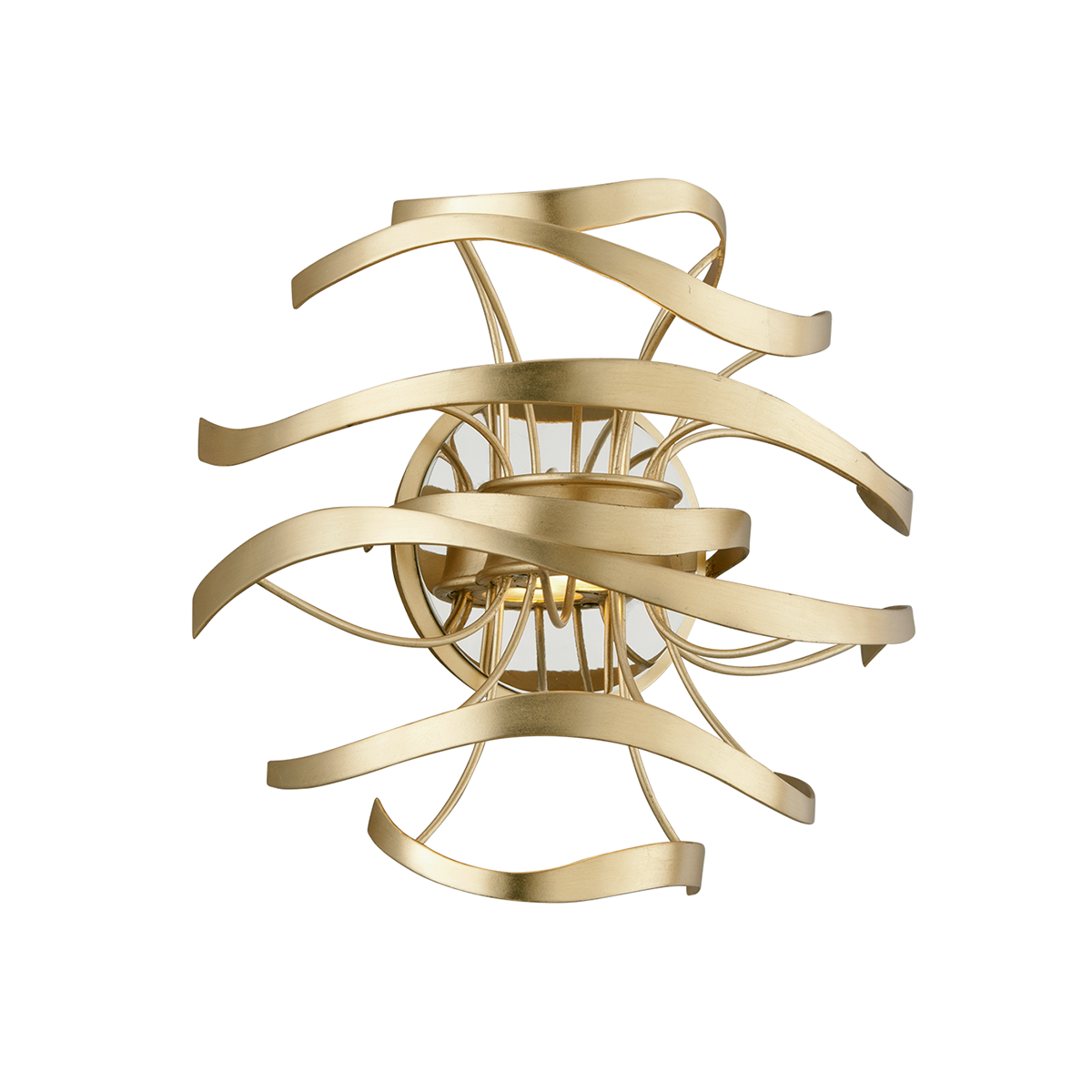 Calligraphy LED Wall Sconce - Gold Leaf