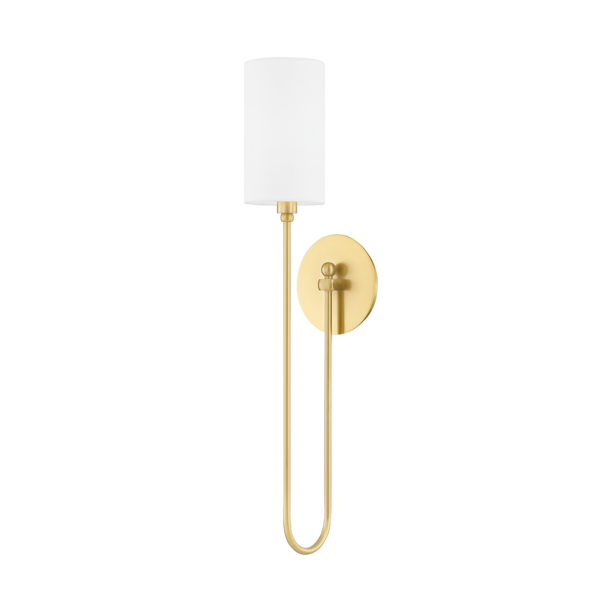 Harlem 1Lt Wall Sconce - Brass/Nickel